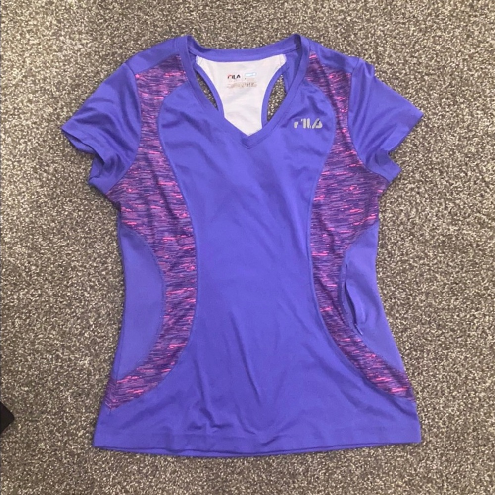 short sleeve fila shirt